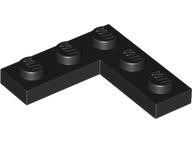LEGO® los onderdeel Plaat Algemeen in kleur Zwart 77844