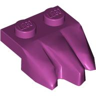 LEGO® los onderdeel Plaat Aangepast in kleur Magenta 27261