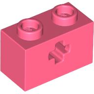 Plaatje in Gallery viewer laden, LEGO® los onderdeel Technische Steen in kleur Koraal 32064