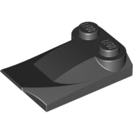 Plaatje in Gallery viewer laden, LEGO® los onderdeel Dakpan Gebogen Medium Azuurblauw 47456