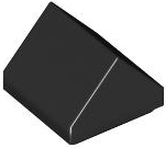 LEGO® los onderdeel Dakpan Algemeen in kleur Zwart 35464