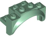 Plaatje in Gallery viewer laden, LEGO® los onderdeel Spatbord in kleur Zandgroen 35789