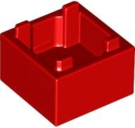 LEGO® los onderdeel Container in kleur Rood 35700