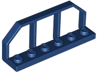 LEGO® los onderdeel Plaat Aangepast Donkerblauw 6583