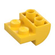 Plaatje in Gallery viewer laden, LEGO® los onderdeel Dakpan Gebogen Omgekeerd Geel 1750