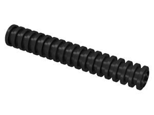 LEGO® los onderdeel Slang Geribbeld in kleur Zwart 78c06
