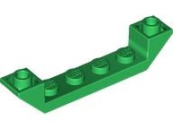 LEGO® los onderdeel Dakpan Omgekeerd in kleur Groen 52501