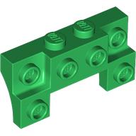 Plaatje in Gallery viewer laden, LEGO® los onderdeel Steen Aangepast in kleur Groen 14520