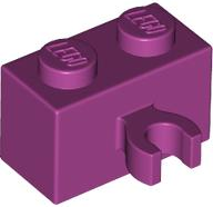 LEGO® los onderdeel Steen Aangepast in kleur Magenta 30237b