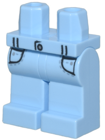 LEGO® Benen met Motief Helder Lichtblauw 970c00pb1525