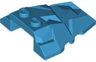 LEGO® los onderdeel Wig in kleur Donker Azuurblauw 64867