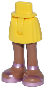 LEGO® los onderdeel Benen in kleur Geel 35216ac00pb011