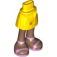 Plaatje in Gallery viewer laden, LEGO® los onderdeel Benen in kleur Geel 35216ac00pb011