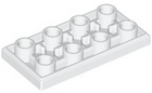 LEGO® los onderdeel Tegel Aangepast in kleur Wit 3395