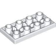 LEGO® los onderdeel Tegel Aangepast in kleur Wit 3395