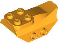 LEGO® los onderdeel Dakpan Gebogen Helder Licht Oranje 79897