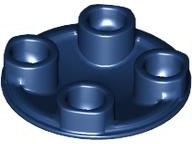 LEGO® los onderdeel Plaat Rond in kleur Donkerblauw 2654