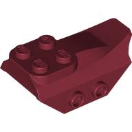 LEGO® los onderdeel Dakpan Gebogen in kleur Donkerrood 79897