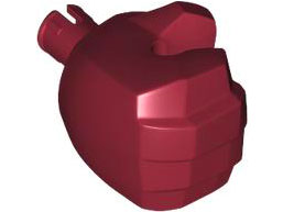 LEGO® los onderdeel Lijf Accessoire Donkerrood 10126