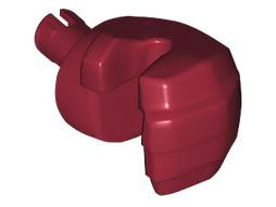 LEGO® los onderdeel Lijf Accessoire Donkerrood 10127