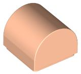 LEGO® los onderdeel Dakpan Gebogen Lichte Noga 49307