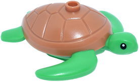 LEGO® los onderdeel Waterdier in kleur Fel Groen 102285pb01