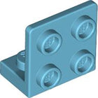 LEGO® los onderdeel Beugel in kleur Medium Azuurblauw 99207
