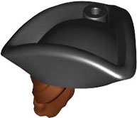 LEGO® los onderdeel Haar in kleur Roodachtig Bruin 67043pb01
