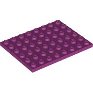 Plaatje in Gallery viewer laden, LEGO® los onderdeel Plaat Algemeen in kleur Magenta 3036