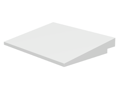 LEGO® los onderdeel Dakpan Algemeen in kleur Wit 4515