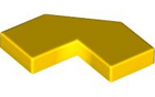 LEGO® los onderdeel Tegel Aangepast in kleur Geel 27263