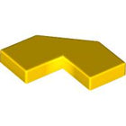 LEGO® los onderdeel Tegel Aangepast in kleur Geel 27263