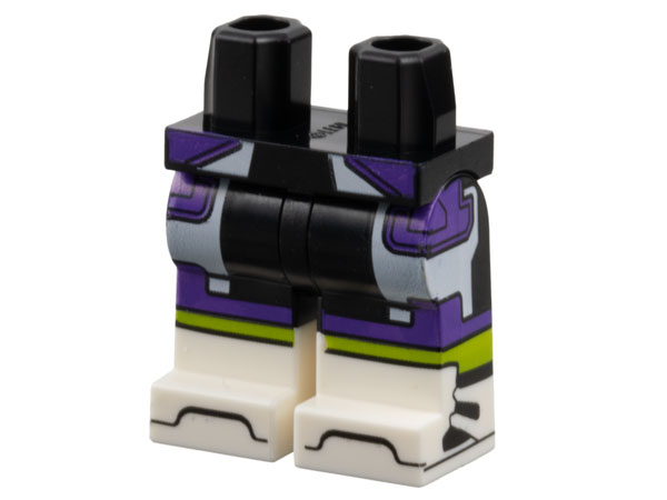 LEGO® los onderdeel Benen met Motief Zwart 970c00pb1541