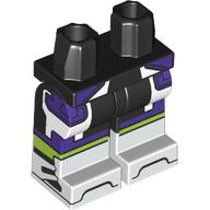 Plaatje in Gallery viewer laden, LEGO® los onderdeel Benen met Motief Zwart 970c00pb1541