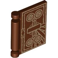 LEGO® Accessoire met Motief Roodachtig Bruin 24093pb065