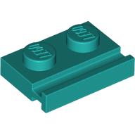 Plaatje in Gallery viewer laden, LEGO® los onderdeel Plaat Aangepast Donker Turkoois 32028
