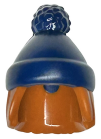 LEGO® los onderdeel Haar in kleur Donker Oranje 68502pb02