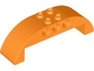 Plaatje in Gallery viewer laden, LEGO® los onderdeel Dakpan Gebogen in kleur Oranje 11290