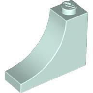LEGO® los onderdeel Steen Boog in kleur Licht Aqua 18653
