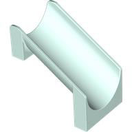 Plaatje in Gallery viewer laden, LEGO® los onderdeel Glijbaan in kleur Licht Aqua 27976