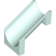 LEGO® los onderdeel Glijbaan in kleur Licht Aqua 27976