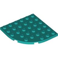 Plaatje in Gallery viewer laden, LEGO® los onderdeel Plaat Rond in kleur Donker Turkoois 6003