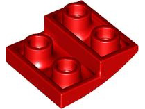 LEGO® los onderdeel Dakpan Gebogen in kleur Rood 32803