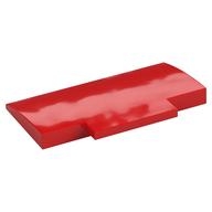 LEGO® los onderdeel Dakpan Gebogen in kleur Rood 71771