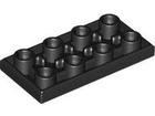 LEGO® los onderdeel Tegel Aangepast in kleur Zwart 3395