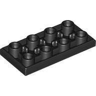 Plaatje in Gallery viewer laden, LEGO® los onderdeel Tegel Aangepast in kleur Zwart 3395