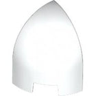 LEGO® los onderdeel Dakpan Gebogen in kleur Wit 1871