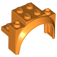 LEGO® los onderdeel Spatbord in kleur Oranje 18974