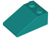 Plaatje in Gallery viewer laden, LEGO® los onderdeel Dakpan Algemeen Donker Turkoois 3298