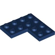 LEGO® los onderdeel Plaat Algemeen in kleur Donkerblauw 2639